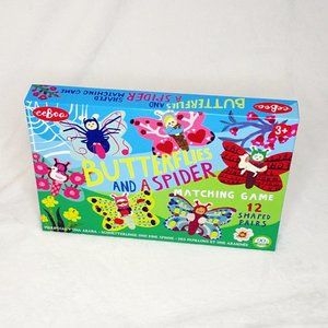 Eeboo Butterflies and a Spider Matching Game NEW